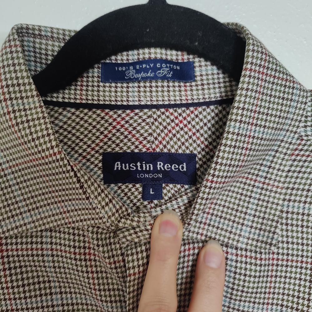 Austin Reed London Men's Bespoke Houndstooth Sz LG EUC